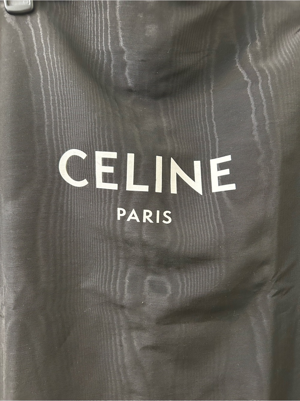 Celine Paris Black Logo Garment Bag - Picture 2 of 7